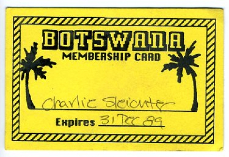 Botswana: Membership Card