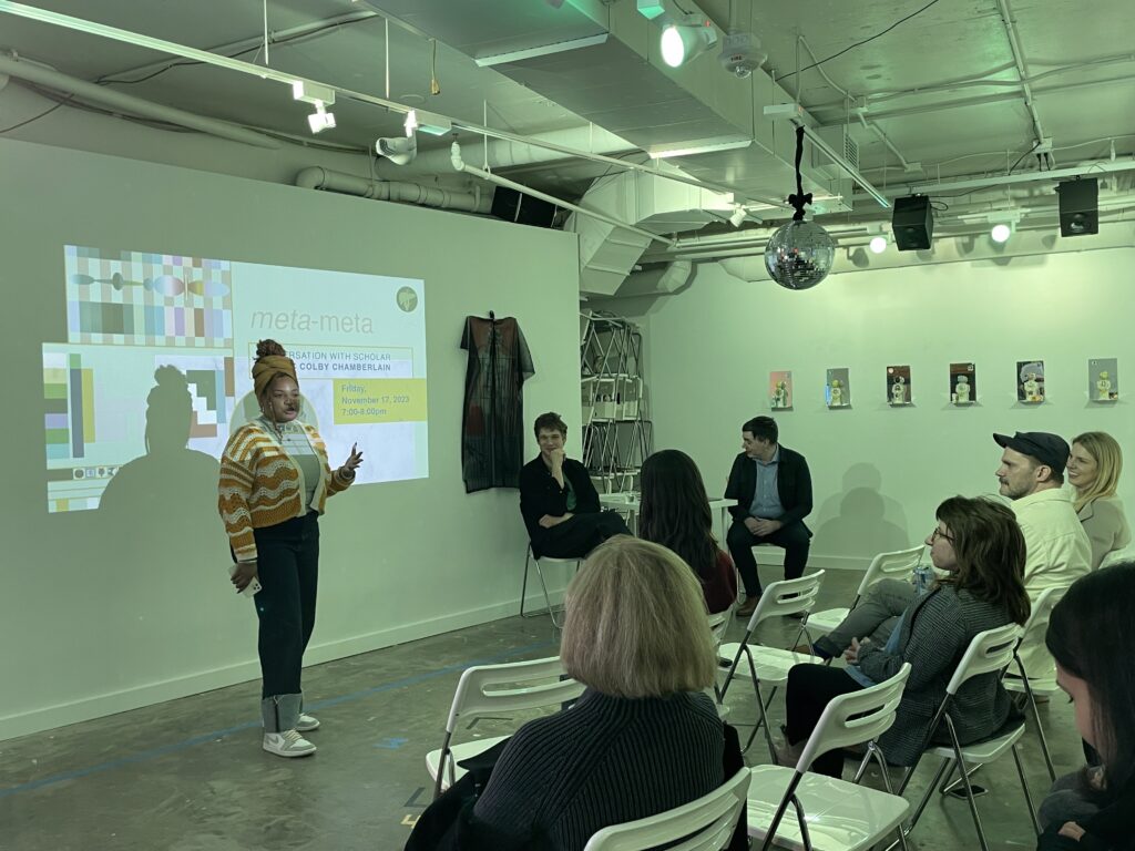 meta-meta: Conversation with Colby Chamberlain