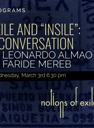 Exile and “Insile”: A Conversation with Leonardo Almao and Faride Mereb